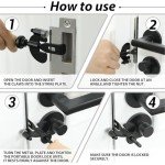 Portable Door Lock for Travel and Home Security