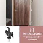 Portable Door Lock for Travel and Home Security
