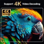 4K Android TV Stick with Remote for Netflix & YouTube