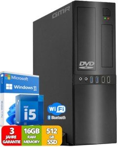Intel i5 Desktop PC with 16GB RAM & 512GB SSD