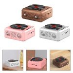 Portable Retro Wireless Speaker & CD Player - Pink