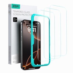 ESR iPhone 16 Pro Max Tempered Glass Protector Pack