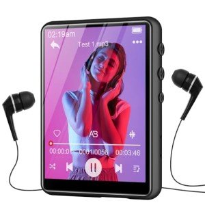 64GB Bluetooth MP3 Player with Touchscreen & Speaker