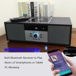 Bluetooth Retro CD Player System with USB & FM