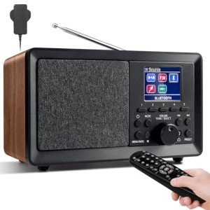 Portable Bluetooth DAB+ FM Dual Alarm Radio