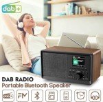 Portable Bluetooth DAB+ FM Dual Alarm Radio