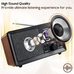 Portable Bluetooth DAB+ FM Dual Alarm Radio
