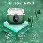 Bluetooth 5.3 Wireless Earbuds with Noise Cancelling