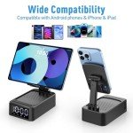 Bluetooth Speaker with Clock & Phone Stand Gadget
