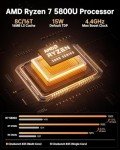 ACEMAGICIAN AM06 Pro Mini PC, Ryzen 7, 32GB RAM