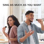 Kids Karaoke Machine with 2 Microphones and Lights