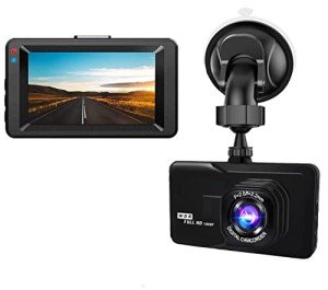1080P Dual Dash Cam with Night Vision & G-sensor