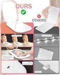 Rantizon Portable LED Makeup Mirror with Magnification