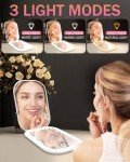 Rantizon Portable LED Makeup Mirror with Magnification