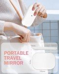Rantizon Portable LED Makeup Mirror with Magnification