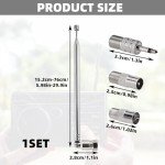FM Aerial Antenna with Adapters for HiFi Systems