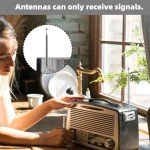 FM Aerial Antenna with Adapters for HiFi Systems