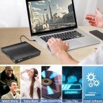 Gotega Portable USB 3.0 DVD Drive for Laptops