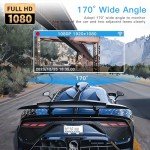 TOPGOOSE 3-Channel FHD 1080P Dash Cam Bundle