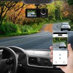 TOPGOOSE 3-Channel FHD 1080P Dash Cam Bundle