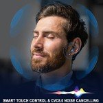 Bluetooth Wireless Earbuds with Noise Cancelling Mics