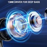 Bluetooth Wireless Earbuds with Noise Cancelling Mics