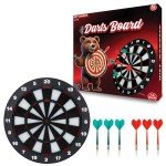 Kids' Safe 16-Inch Soft Tip Dartboard Set