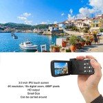 4K HD Video Camera with 18X Zoom and WiFi
