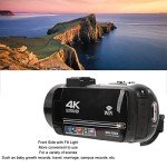 4K HD Video Camera with 18X Zoom and WiFi