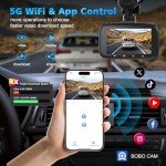 4K Dual Channel Dash Cam with WiFi & Night Vision
