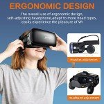 FIYAPOO 3D VR Glasses with Headset for Smartphones