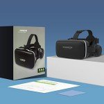 FIYAPOO 3D VR Glasses with Headset for Smartphones