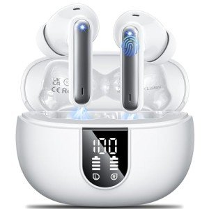 Bluetooth 5.3 Wireless Earbuds with Noise Cancelling