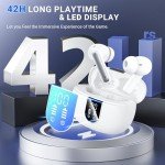Bluetooth 5.3 Wireless Earbuds with Noise Cancelling