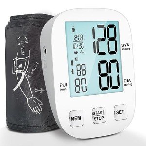 Digital Blood Pressure Monitor with Adjustable Cuff