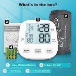 Digital Blood Pressure Monitor with Adjustable Cuff