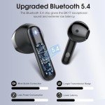 Bluetooth 5.4 Wireless Earbuds with Noise Cancelling