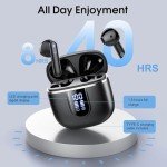 Bluetooth 5.4 Wireless Earbuds with Noise Cancelling