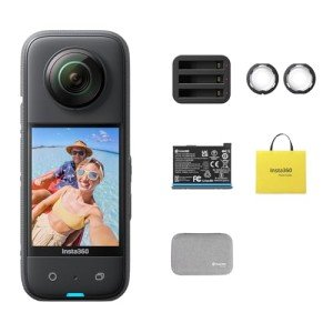 Insta360 X3 Travel Bundle: Waterproof 360 Action Camera