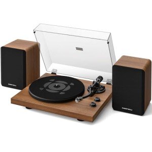 Qlearsoul SoulBox S1 Vinyl Record Player & Speakers
