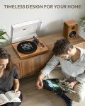 Qlearsoul SoulBox S1 Vinyl Record Player & Speakers