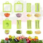 15-in-1 Adjustable Vegetable Chopper and Mandoline Slicer
