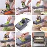 15-in-1 Adjustable Vegetable Chopper and Mandoline Slicer