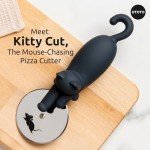 OTOTO Cat Pizza Cutter Wheel - Fun Kitchen Gadget