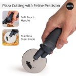 OTOTO Cat Pizza Cutter Wheel - Fun Kitchen Gadget