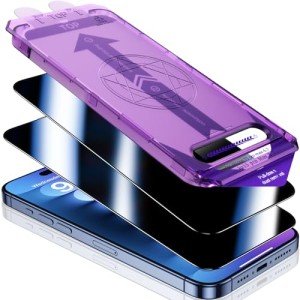 iPhone 15 Pro Max Privacy Screen Protector - 2 Pack