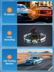 Dual Dash Cam with 2.5K HD, Night Vision
