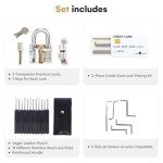 30-Piece Lock Picking Kit with Practice Locks