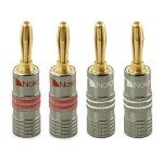 Nakamichi 24k Gold Banana Plugs for Audio Connections