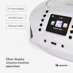 AUNA Roadie Smart Bluetooth CD Boombox